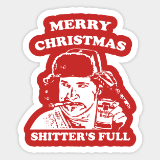 Merry Christmas Shitter's Full Sticker